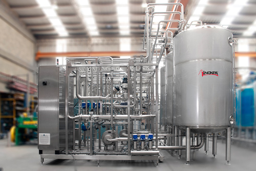 Sistema CIP para línea de extracción de café