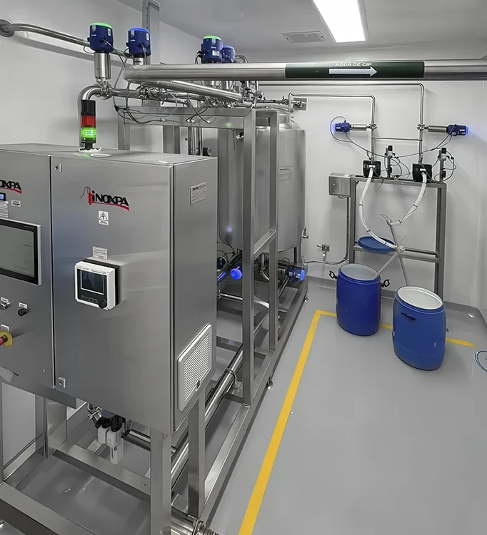 CIP farmacéutico y automatización de trasiego 
